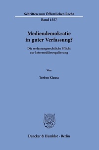 Abbildung von: Mediendemokratie in guter Verfassung? - fibre