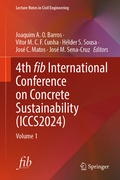 Cover: 4th fib International Conference on Concrete Sustainability (ICCS2024) - Springer
