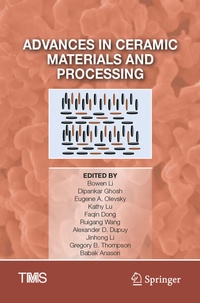 Enlarge image Cover: Advances in Ceramic Materials and Processing - Springer