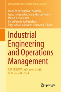 Enlarge image Cover: Industrial Engineering and Operations Management - Springer