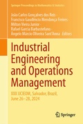 Cover: Industrial Engineering and Operations Management - Springer