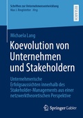 Cover: Koevolution von Unternehmen und Stakeholdern - Springer Gabler