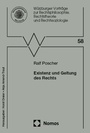 Cover: Existenz und Geltung des Rechts - Nomos