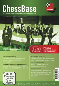 Abbildung von: ChessBase Magazin #222 (November/Dezember 2024) - Chess-Base