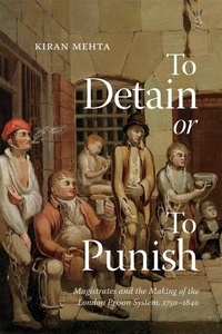 Enlarge image Cover: To Detain or to Punish - McGill-Queen's University Press