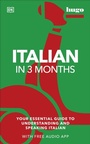 Cover: Italian in 3 Months with Free Audio App - DK
