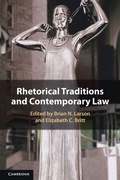 Cover: Rhetorical Traditions and Contemporary Law - Cambridge University Press