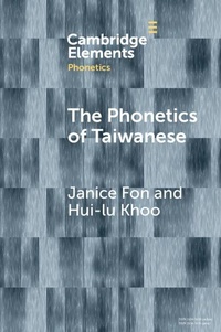 Enlarge image Cover: The Phonetics of Taiwanese - Cambridge University Press