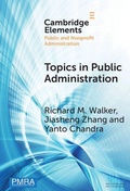 Cover: Topics in Public Administration - Cambridge University Press