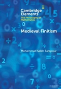 Cover: Medieval Finitism - Cambridge University Press