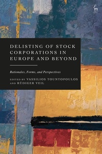 Abbildung von: Delisting of Stock Corporations in Europe and Beyond - Hart Publishing