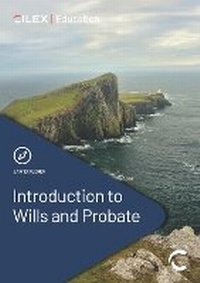 Abbildung von: Introduction to Wills and Probate - CILEX Education