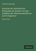 Cover: Grundriss der Geschichte der Philosophie der Neuzeit - Antigonos Verlag