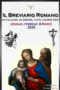 Abbildung von: Il Breviario Romano in italiano, in ordine, tutti i giorni per gennaio, febbraio, marzo 2025 - Christian Books Today