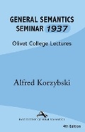 Cover: General Semantics Seminar 1937 - Institute of General Semantics
