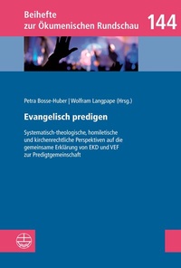 Abbildung von: Evangelisch predigen - Evangelische Verlagsanstalt