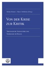 Cover: Von der Krise zur Kritik - Evangelische Verlagsanstalt