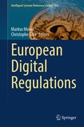 Cover: European Digital Regulations - Springer