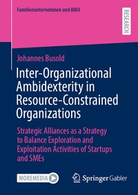 Abbildung von: Inter-Organizational Ambidexterity in Resource-Constrained Organizations - Springer Gabler
