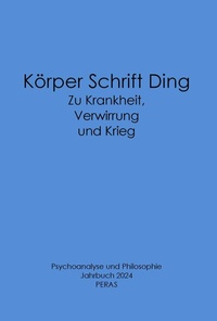 Enlarge image Cover: Körper Schrift Ding - Peras