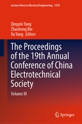 Cover: The Proceedings of the 19th Annual Conference of China Electrotechnical Society - Springer