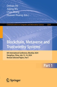Abbildung von: Blockchain, Metaverse and Trustworthy Systems - Springer