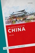Cover: The Judicial System of China - OUP eBook