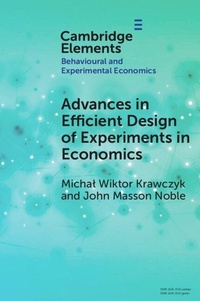 Enlarge image Cover: Advances in Efficient Design of Experiments in Economics - Cambridge University Press