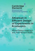 Cover: Advances in Efficient Design of Experiments in Economics - Cambridge University Press