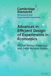 Enlarge image Cover: Advances in Efficient Design of Experiments in Economics - Cambridge University Press