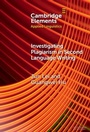 Cover: Investigating Plagiarism in Second Language Writing - Cambridge University Press