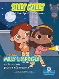 Cover: Milly l'Espiegle Et La Soiree Pyjama Effrayante (Silly Milly and the Spooky Sleepover) Bilingual Eng/Fre - Crabtree Blossoms