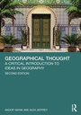 Cover: Geographical Thought - Routledge