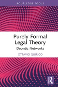 Cover: Purely Formal Legal Theory - Routledge