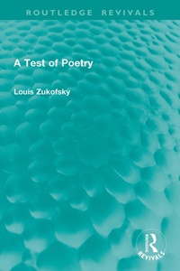 Abbildung von: A Test of Poetry - Routledge