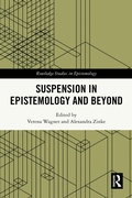 Cover: Suspension in Epistemology and Beyond - Routledge