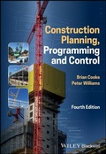 Cover: Construction Planning, Programming and Control - Wiley