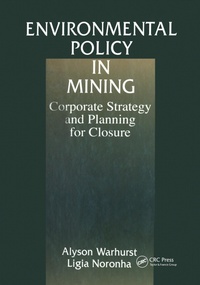 Abbildung von: Environmental Policy in Mining - CRC Press