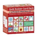 Cover: Quilt Builder Card Deck Applique Christmas Set - C & T Publishing