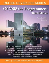 Abbildung von: C# 2008 for Programmers - Pearson