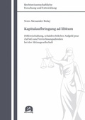 Cover: Kapitalaufbringung ad libitum - utzverlag