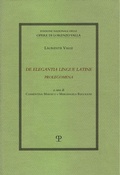 Cover: de Elegantia Lingue Latine Prolegomena - Edizioni Polistampa