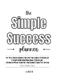 Cover: The Simple Success Planner - I Am Jasmine Jones