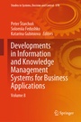 Cover: Developments in Information and Knowledge Management Systems for Business Applications - Springer