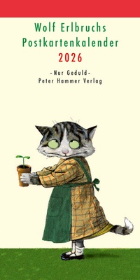 Abbildung von: Wolf Erlbruchs Postkartenkalender 2026 - Peter Hammer Verlag