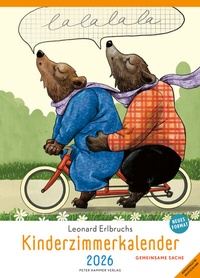 Abbildung von: Leonard Erlbruchs Kinderzimmerkalender 2026 - Peter Hammer Verlag