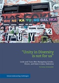Cover: "Unity in Diversity is not for us" - Universit&auml;tsverlag G&ouml;ttingen