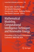 Cover: Mathematical Modeling, Computational Intelligence Techniques and Renewable Energy - Springer