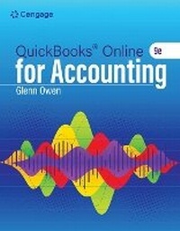 Abbildung von: Using QuickBooksA (R) Online for Accounting 2026 - South-Western College Publishing
