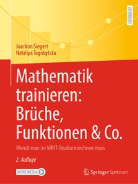 Abbildung von: Mathematik trainieren: Brüche, Funktionen & Co. - Springer Spektrum